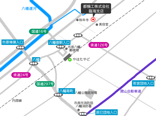 臨海支店地図